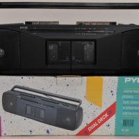 Vintage-PYE-boombox-in-original-packaging-Model-NR4022-Radio-Dual-cassette-decks-Sold-for-31-2019