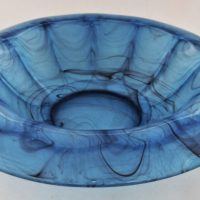 Vintage-c1930s-Davidson-Blue-Cloud-Glass-Bowl-35cm-D-95cm-H-Sold-for-31-2019