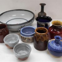 Large-group-lot-Australian-pottery-incl-Chris-Sanders-Mary-Elliott-Vit-Jureviticus-etc-Bowls-vases-etc-Sold-for-50-2019