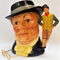 ROYAL-DOULTON-Toby-Jug-Mr-Pickwick-D6959-Limited-Edition-issue-Large-18cm-H-Sold-for-62-2019