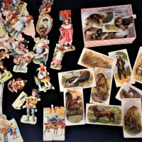 Small-bag-lot-vintage-trading-cards-inc-SANITARIUM-Popular-Pets-CHUCKLERS-WEEKLY-Movie-Stars-Bird-cards-etc-Sold-for-27-2019