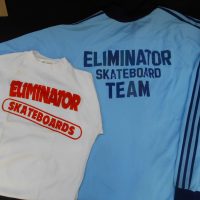Vintage-Australian-ELIMIN-ATOR-SKATEBOARD-apparel-inc-T-Shirt-new-in-bag-and-team-jacket-Eliminator-Skateboard-Team-Sold-for-112-2019