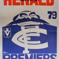 Vintage-WEG-1979-CARLTON-Premiers-Football-Poster-Exc-Cond-Sold-for-62-2019
