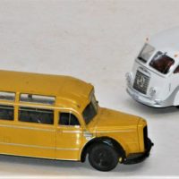 2-x-Scale-Models-BUSES-incl-Mercedes-Benz-LO3100-Stromlinien-143-scale-and-Schuco-Deutsch-Bundespost-Passenger-Bus-approx-24cm-L-Sold-for-50-2019