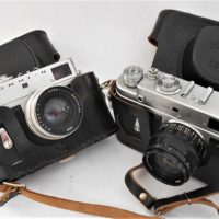 2-x-vintage-USSR-35mm-SLR-Cameras-both-ZORKI-1-x-Zopkuu-4-and-1-x-Zorki-4-Both-with-original-cases-Sold-for-50-2019
