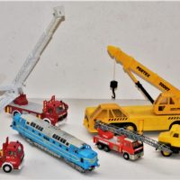 Group-Scale-Models-incl-Deltic-Train-Welly-Fire-Truck-Soma-Mobile-Crane-etc-Sold-for-50-2019