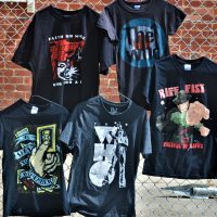 Group-lot-BAND-Gig-Shirts-FAITH-NO-MORE-The-Who-RIFF-FIST-etc-Sold-for-62-2019