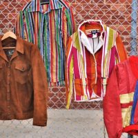 Group-lot-retro-mens-and-ladies-clothing-inc-1970s-Mens-Suede-Jacket-faux-leather-jumper-etc-Sold-for-56-2019