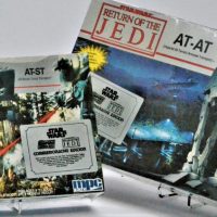 2-x-Vintage-STAR-WARS-MIB-Unmade-Scale-Model-KITS-Return-of-the-JEDI-AT-ST-and-AT-AT-Commemorative-Editions-Sold-for-56-2019