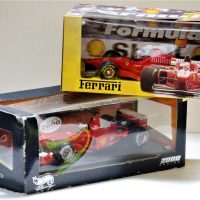 2-x-mint-boxed-diecast-Racing-Cars-inc-118-scale-Hot-Wheels-Rubens-Barrichello-2000-and-a-MAISTO-Formula-1-Ferrari-Sold-for-68-2019