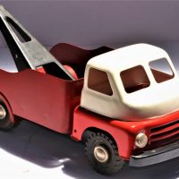 Australian-Vintage-WYN-TOY-Tin-PICK-Up-Truck-Cream-Cab-28cm-L-Sold-for-75-2019