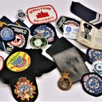 Box-lot-Badges-Metal-Cloth-Correctional-related-incl-Australasian-ACM-Correctional-Management-HM-Prison-Service-etc-Sold-for-43-2019