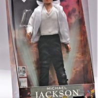 Boxed-MICHAEL-JACKSON-Action-figure-Sings-Black-White-approx-32cm-H-Sold-for-37-2019