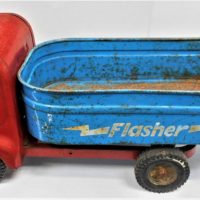 Large-1960s-CYCLOPS-Flasher-red-blue-Tip-truck-50cms-L-Sold-for-174-2019