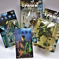 SPAWN-Mint-Carded-Action-figures-incl-Jessica-Priest-incl-Gun-Accessories-Iron-Express-Warzone-Small-Poster-Sold-for-50-2019