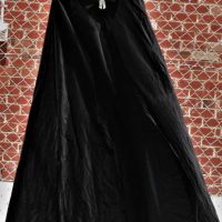 Black-Velvet-long-CAPE-Lined-Diamante-clasp-at-collar-arm-openings-Sold-for-50-2019
