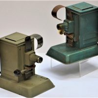 2-x-Pressed-Metal-CINE-DEPTH-3D-Projector-by-Visual-Toys-Pty-Ltd-Australia-22-5cm-H-Sold-for-43-2019