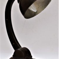 Art-brown-Bakelite-desk-lamp-oval-base-with-adjustable-shade-approx-36cm-H-Sold-for-87-2019