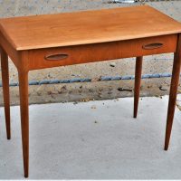 Australian-Alpa-Furniture-Mid-Century-Teak-hall-table-with-front-drawer-Sold-for-149-2019