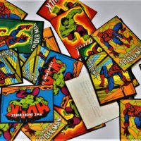 Group-lot-Vintage-c1970s-Felt-SUPERHERO-iron-On-Transfer-Patches-THE-HULK-SPIDERMAN-Sold-for-43-2019