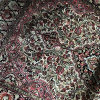 Vintage-Persian-style-silk-rug-traditional-stylised-floral-design-approx-1M-x-15M-Sold-for-124-2019