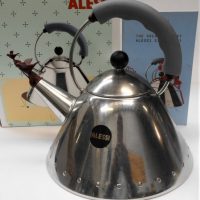 ALESSI-kettle-in-original-box-and-SC-The-Dream-Factory-Alessi-Since-1921-book-Sold-for-68-2020