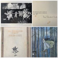 1921-Sgd-by-I-R-Outhwaite-1st-ed-hc-Ida-Rentoul-Outhwaite-Book-The-Enchanted-Forest-LEdit-291500-A-C-Black-London-some-loose-bw-illust-Sold-for-273-2020