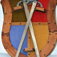 1970s-Display-Shield-with-crossed-swords-Sold-for-68-2020