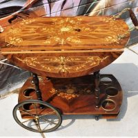 1970s-Italian-Veneer-Drink-Trolley-Marquetry-inlay-detail-brass-fittings-Af-Sold-for-68-2020