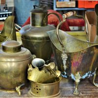 Large-Quantity-BRASS-incl-Brass-Scuttle-with-claw-feet-large-lidded-urn-Large-Water-Dispenser-etc-Sold-for-87-2020