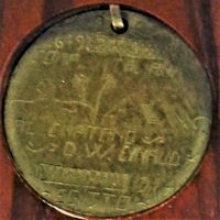 Olive-Wood-Encased-ITALIAN-MILITARY-medallion-translated-Official-non-commissioned-troops-with-grateful-spirit-engraved-Egyptian-scene-Sold-for-43-2020