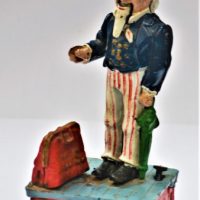 Reproduction-CAST-IRON-Money-Bank-UNCLE-SAM-29cm-H-Sold-for-35-2020