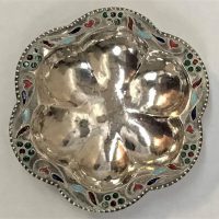 Small-Eastern-enamelled-silver-dish-Sold-for-37-2020