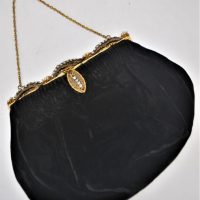 1920s-black-velvet-evening-bag-with-gilt-filigree-mounts-diamante-seed-pearls-Sold-for-62-2020