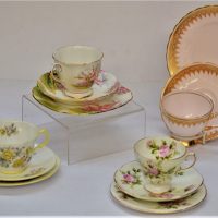 4-x-vintage-English-TRIOS-incl-Royal-Albert-Blossom-Time-Rosina-Tuscan-EB-Foley-Sold-for-62-2020