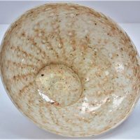 Art-Glass-Bowl-with-Dimple-mottled-interior-26cm-D-Sold-for-25-2020