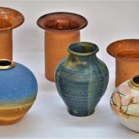 Group-lot-Modern-Australian-Pottery-Stephen-Drew-Vase-etc-all-pieces-signed-some-illegible-signatures-Sold-for-25-2020