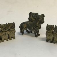 Vintage-Bergmann-style-bronze-figures-French-Bulldogs-sitting-obediently-Sold-for-37-2019