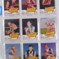 9 x 1966 SCANLEN'S Football CARDS - Fordham, Smith, Parkin, Papley, Allison Miller Brown Steer, Cooper - Sold for $67 - 2008