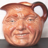 Royal Doulton JOHN BARLEYCORN Character JUG - Spec edit 39507500 - D5327 - sgd By Michael Doulton & dated 1981 - Sold for $98 - 2008