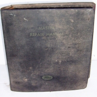 c1949 FORD binder & contents of MASTER REPAIR MANUALS incl, - Ford, Meteor, Mercury, Monarch, Lincoln & assorted Trucks - Sold for $85 - 2008