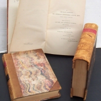 3 x Victorian leather bound VOLUMES on Marine Insurances incl, volumes I & II + A Treatise on the principles of Law by Francis Hildyard, c1845 - Sold for $85 - 2014