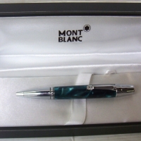Boxed blueblack mottled & chrome MONT BLANC Biro - Sold for $98 - 2014
