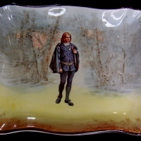 Royal Doulton Series ware 'SHAKESPEARE'  Tray - Hamlet - D3596 - 22cms wide - Sold for $73 - 2014