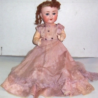 Vintage German Character Baby DOLL with bisque head with composition body, open mouth, sleep eyes,maked to the back PORZELLANFABRIK- BURGGRUB 169  - Sold for $537 - 2014