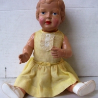 Princess Elizabeth celluloid DOLL - marked Pallitoy - 53 cms long - Sold for $85 - 2014