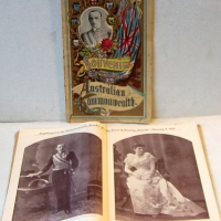 2 x 1901 Australian FEDERATION magazines - Souvenir of the Inauguration of the Australian COMMONWEALTH & Town & Country Commonwealth Number - Sold for $85 - 2014