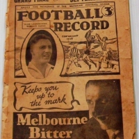 1939 FOOTBALL Record - complete - Sold for $195 - 2014