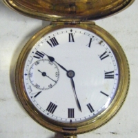 Swiss ELGIN Gold Plated HUNTER POCKET WATCH, 7 Jewels, Working - Sold for $159 - 2008