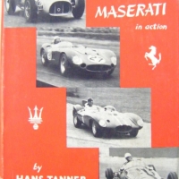 Hard cover Book - FERRARI and MASERATI in action by Hans Tanner - c1957 - with dj - Sold for $55 - 2008